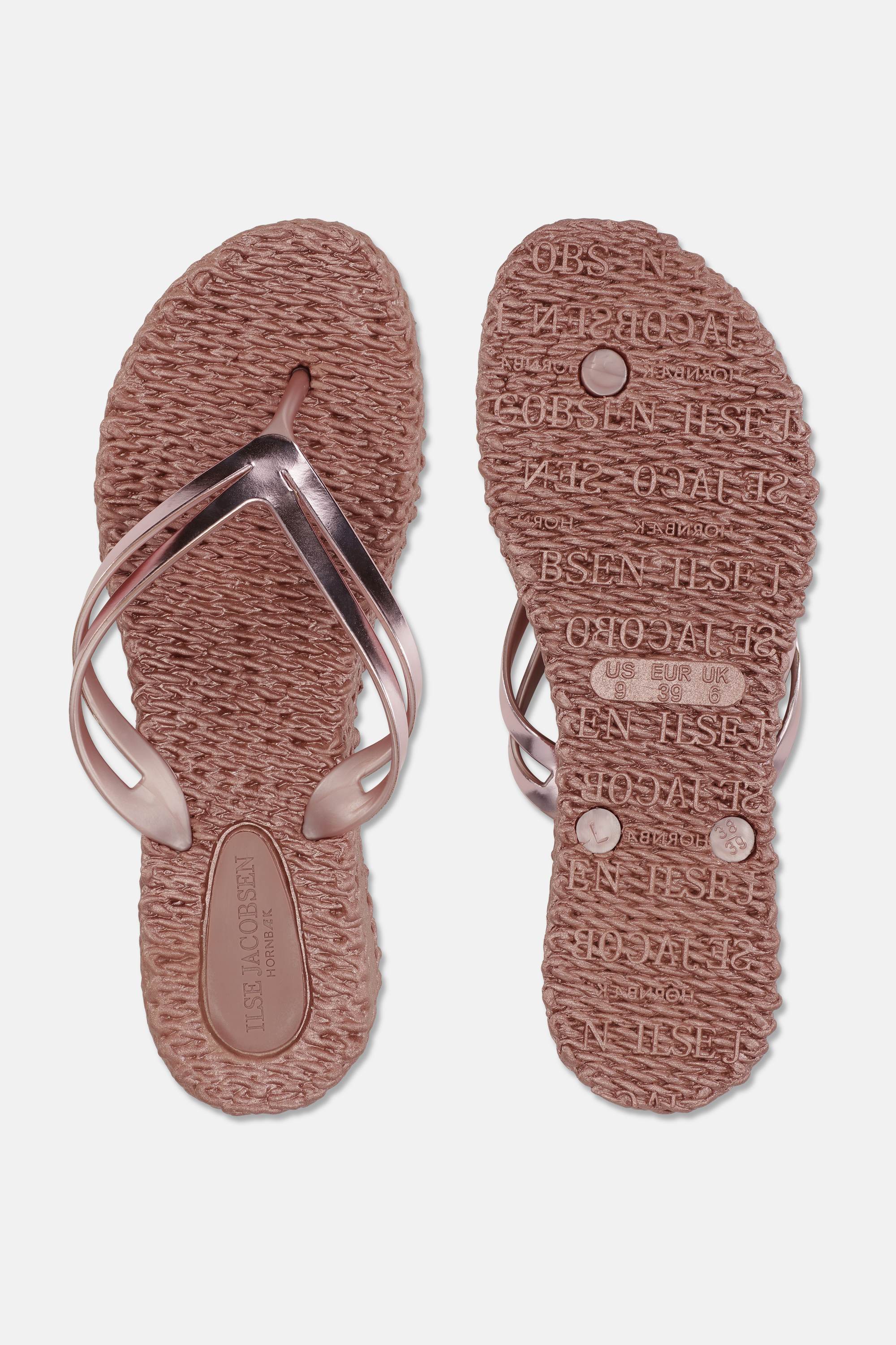 Plateau Flip-Flops Metallic - Rose Gold